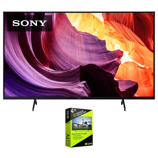 Sony KD-55X80K 55 X80K 4K Ultra HD LED Smart TV Bundle with 4 Year Premium Extended Service