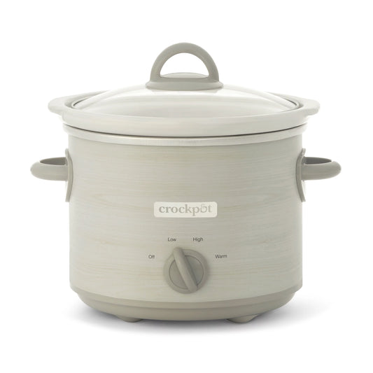 Crockpot Design Series 3-Quart Manual Slow Cooker, Woodgrain