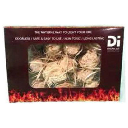 Dagan FS-32 Natural Fire Starter - 32 Count, Beige