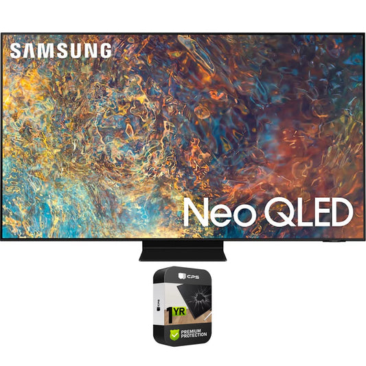 Samsung QN50QN90AA 50 inch Neo QLED 4K Smart TV (2021) Bundle with Premium Extended Warranty