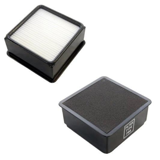 HQRP HEPA Filter 2-Pack for Dirt Devil F66 Ud70100 304708001 UD70100 Featherlite Bagless Upright UD70105 Breeze Cyclonic UD70110 Vigor Cyclonic Bagless Upright Series Vac Vacuum Cleaner