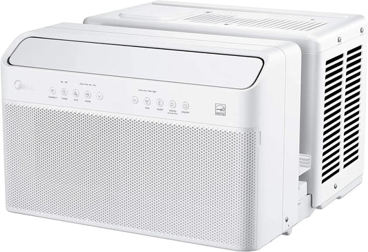 Pre-Owned MIDEA 12,000 BTU 115 -Volts Window Air Conditioner MAW12V1QWT - White (Fair)