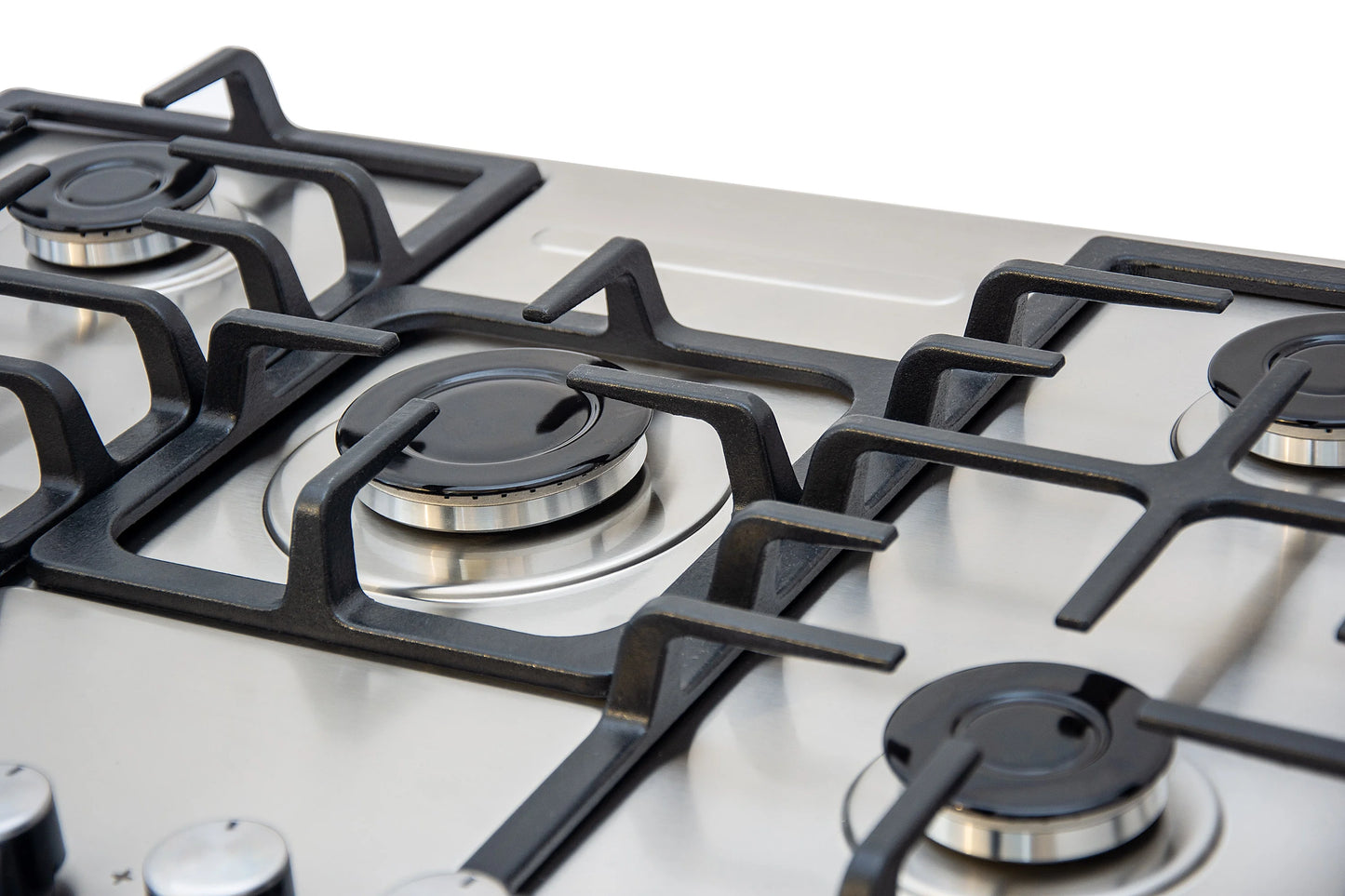 ABBA - 30 Stainless Steel Gas Cooktop - 5 Burners