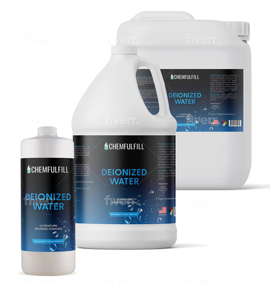 Chemfulfill Deionized Water  Ultrapure Ion Removed Water (5-Gallon (640 fl oz))