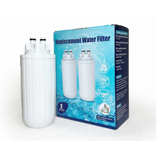 Nispira Carbon Block Water Filter Replacement For Brita Hub Instant Powerful Countertop System, Pack of 2