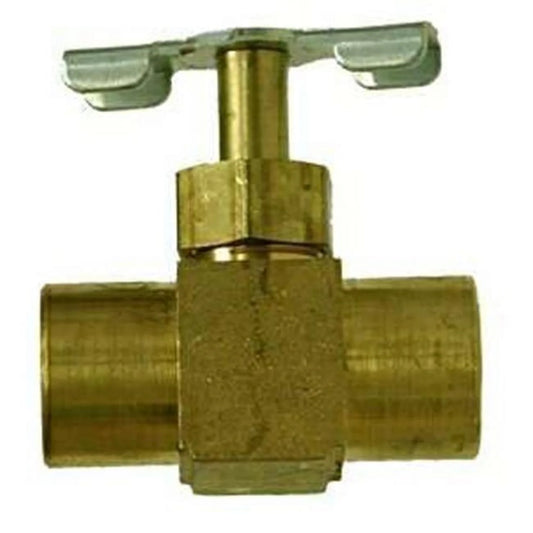 Midland Industries 46056P 0.25 FIP x FIP Heavy Duty Pattern Needle Valve