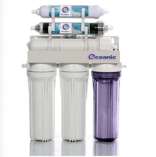 50 GPD | Portable Reverse Osmosis Dual Outlet Use (Drinking + 0 TDS Aquarium Reef / Deionization) Water Filtration System