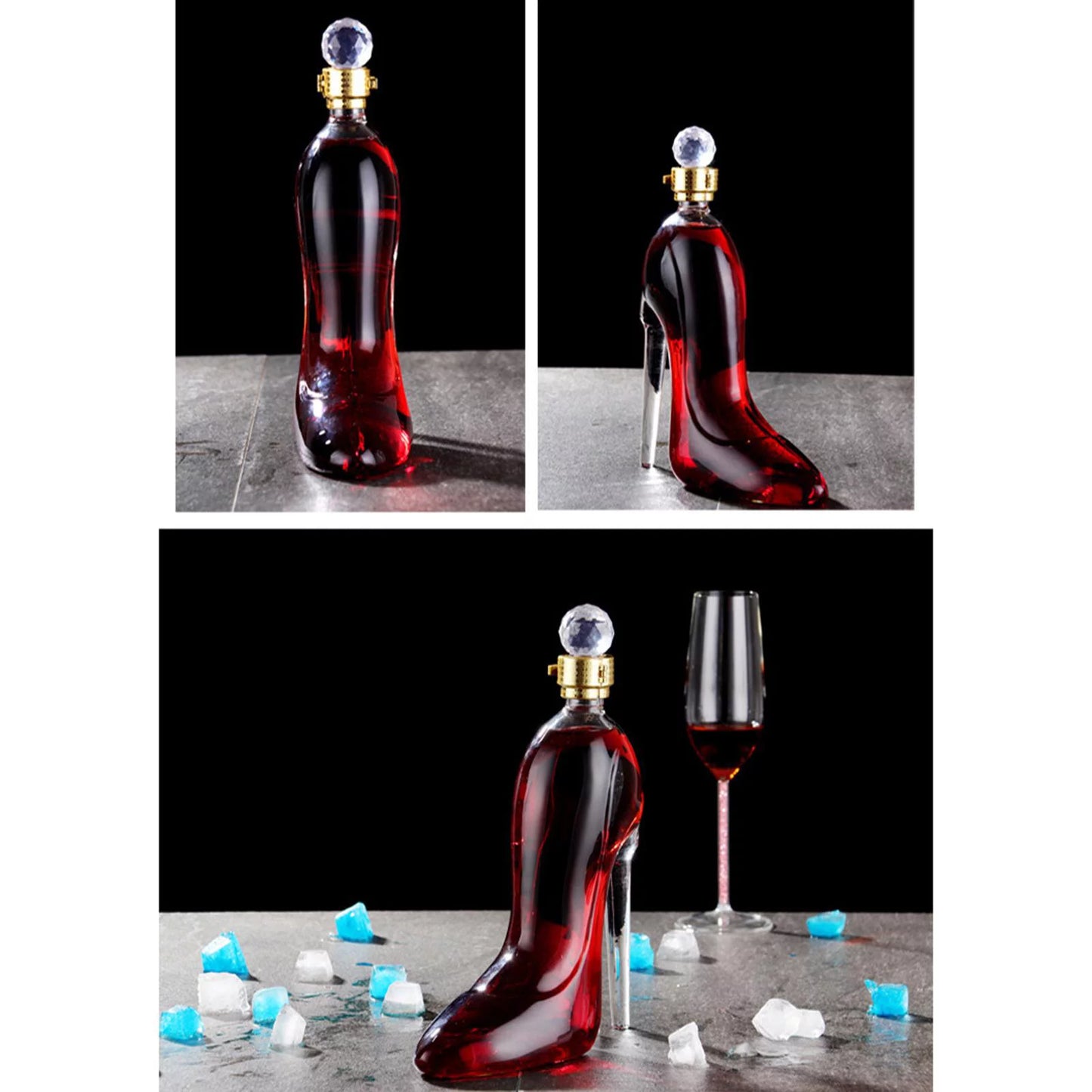 High-heeled Shoes Shape Whisky Decanter Bottle Dispenser