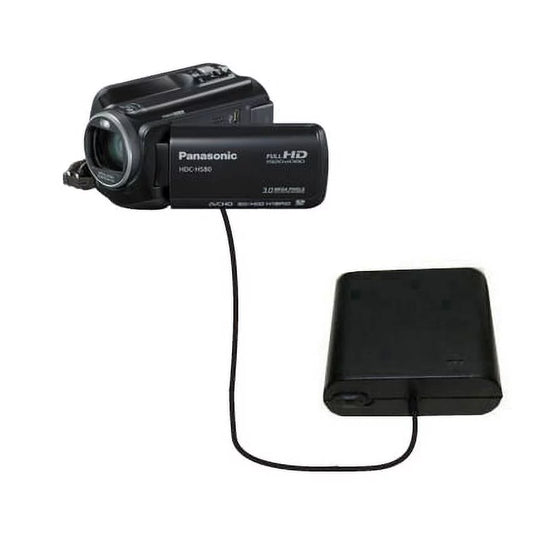 Portable Emergency AA Battery Charger Extender suitable for the Panasonic HDC-HS80 Camcorder - with Gomadic Brand TipExchange Technology
