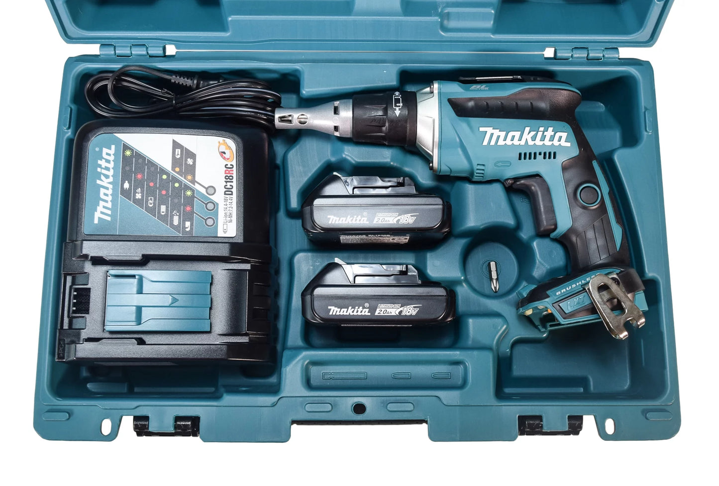 MAKITA XSF03R 18V LXT Compact Brushless Drywall Screwdriver Kit