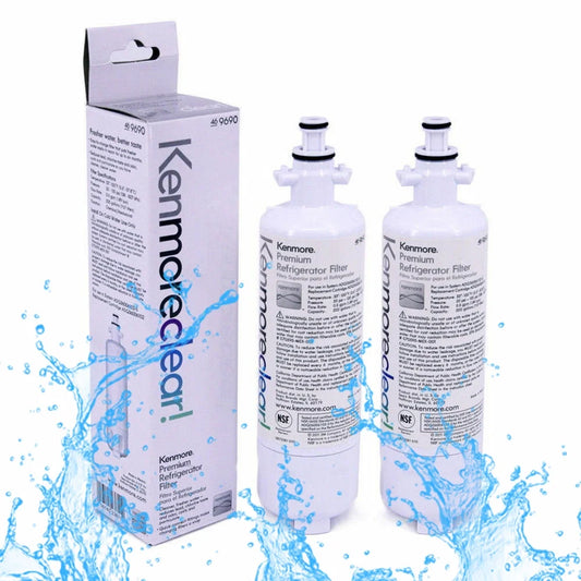 Replacement for Kenmore 46 9690 Refrigerator Water Filter, 2 Pack