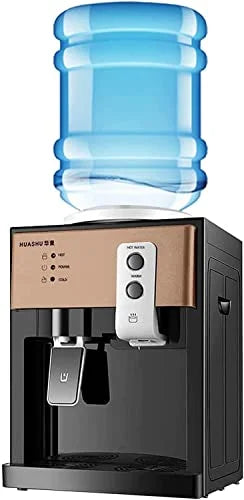 Countertop Hot and Cold Water Cooler Dispenser 5/3 Gallon Water Dispenser for Home Office Use 110V