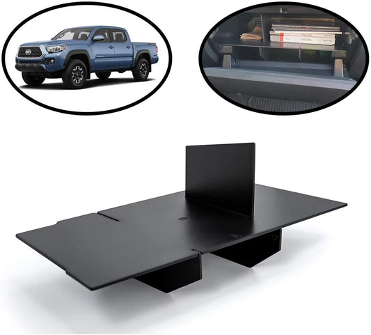 Lebogner Glove Box Organizer Divider Compatible with Toyota Tacoma, Glove Compartment Interlocking Insert Dividers, Car Accessories for The Tacoma for Years 2016-2017-2018-2019-2020 All Models, Black