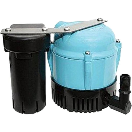 Little Giant 550532, Model 1-ABS, 1/4 Discharge Shallow Pan Condensate Removal Pump, 1/150 HP, 230v, 200 GPH