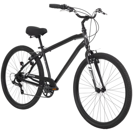Huffy 27.5 Mens Parkside 7-Speed Bike, Matte Black