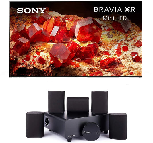 Sony XR75X93L 75 4K Mini LED Smart Google TV with PS5 Features with a Platin MILAN-5-1-SOUNDSEND 5.1 Immersive Cinema-Style Sound System (2023)