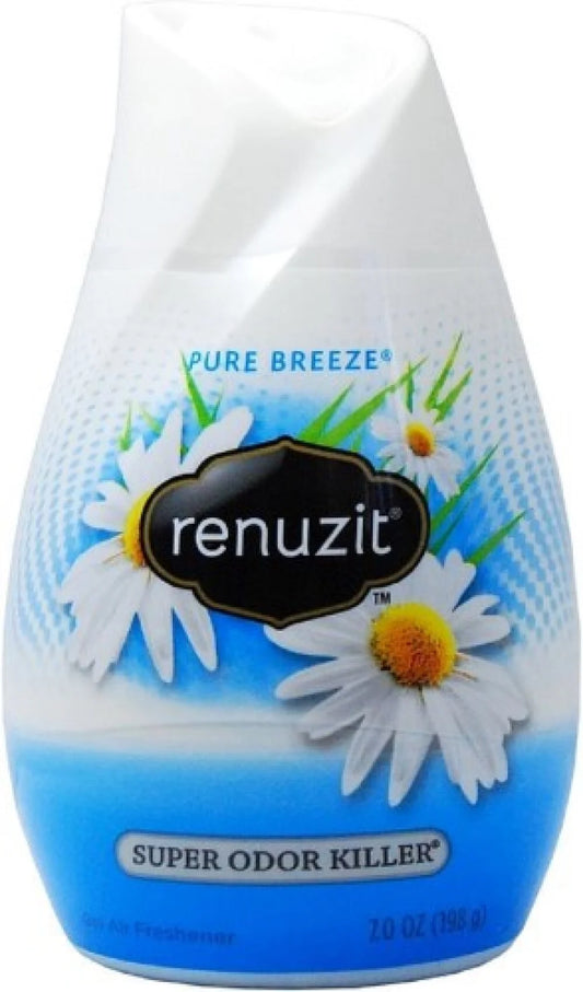 Renuzit Air Freshener, White Cone Pure Breeze (Pack of 24)