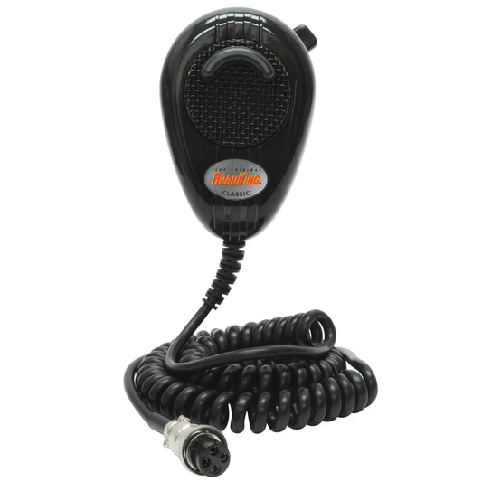 Roadking 4-Pin Noise-Cancelling Cb Mic Black