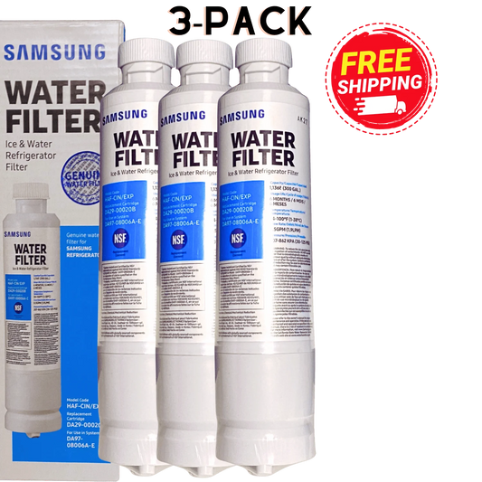 3 Pack Replacement for DA29-00020B HAF-CIN /EXP Refrigerator Water Filter, Factory Sealed