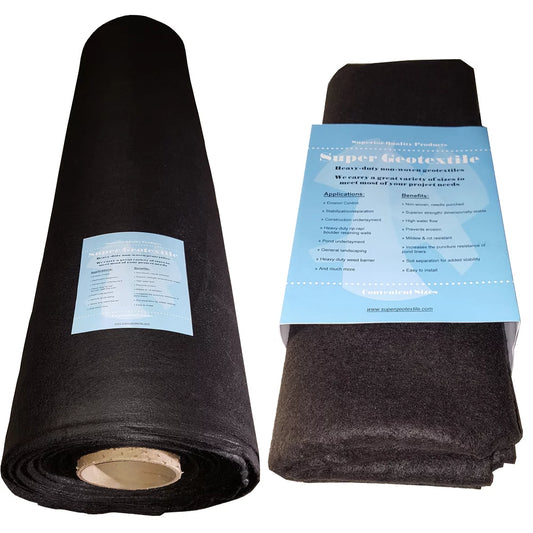 Super Geotextile 8 oz Non Woven Needle Punched Geotextile Filter Fabric