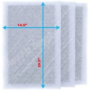RayAir Supply 16x32 EarthPure Air Cleaner Replacement Filter Pads 16x32 Refills (3 Pack)