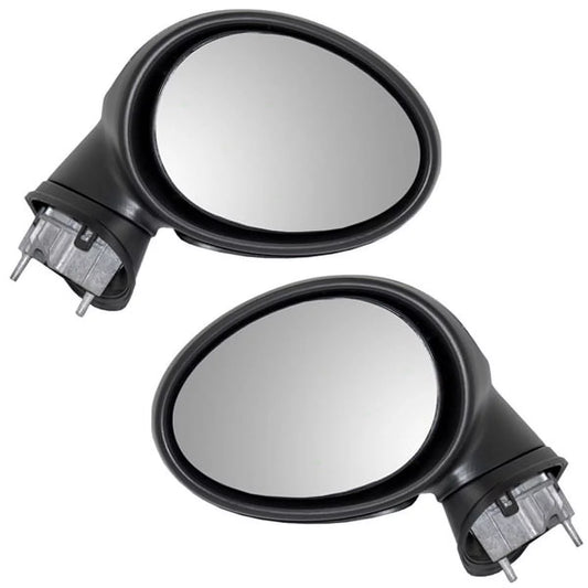 For 07-15 Mini Cooper Rear View Door Mirror Power Fold Heated Paintable SET PAIR