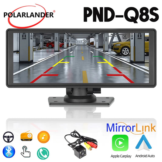 Car Multimedia Player Wireless Carplay Android Auto Bluetooth 9 Inch Stereo Receiver Portable Car MP5 Stereo IPS Touch Screen With Rear View Camera