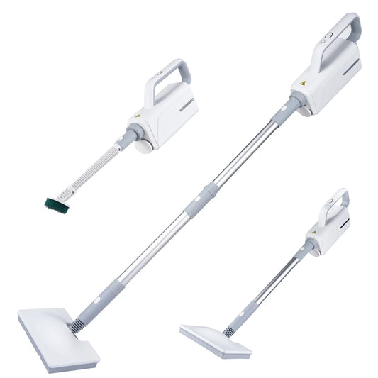Spirastell Electric mop, Mop 370ml WaterWindow Cleaner Clothes 3 Brush2-levelHandheld Cleaner Floor Water2-levelWith 3 Clothes HeadFloor Steamer 370ml