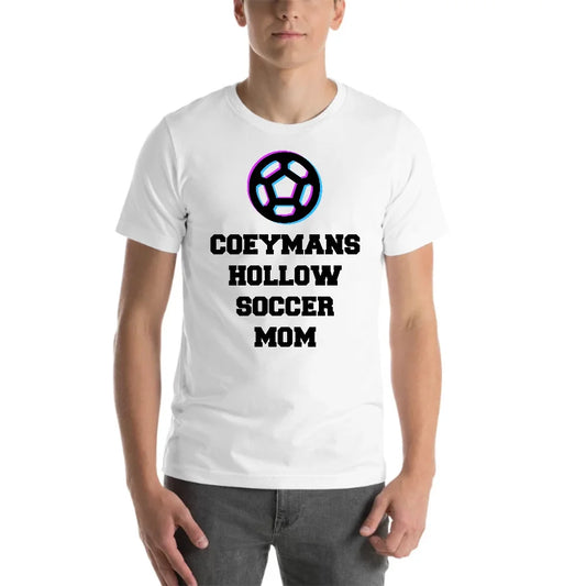 L Tri Icon Coeymans Hollow Soccer Mom Short Sleeve Cotton T-Shirt By Undefined Gifts