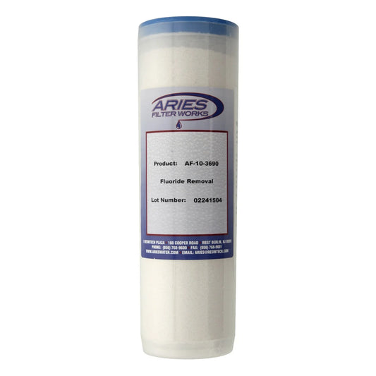 Package Of 2 Aries AF Series DOE Fluoride Removal Filter 2.5? x 10?