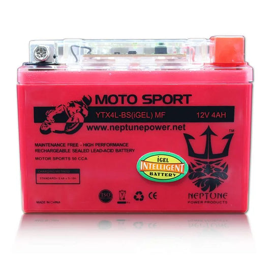 Honda ZB50 1988 YTX4L-BS(iGEL)(MF) SLA Powersport Replacement Battery by Neptune