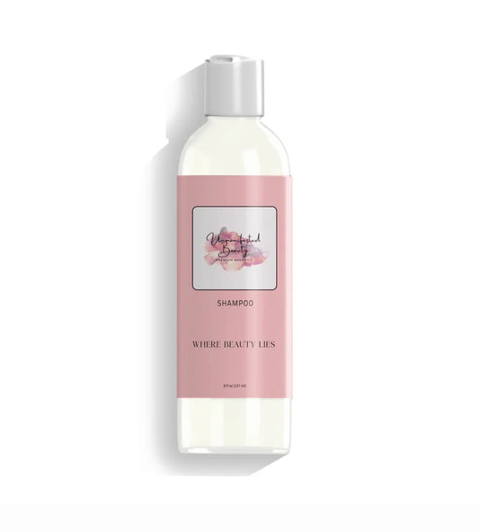 Unmanifested Beauty Premium Vegan Hydrating Shampoo 8oz  (237ml) daily shampoo A nourishing and purifying shampoo that promotes hydration, volume, shine and protection. For all hair types.