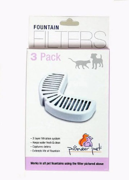 Pioneer Pet Raindrop Fountain Water Filters (5 boxes = 15 filters) FREE SHIPPING