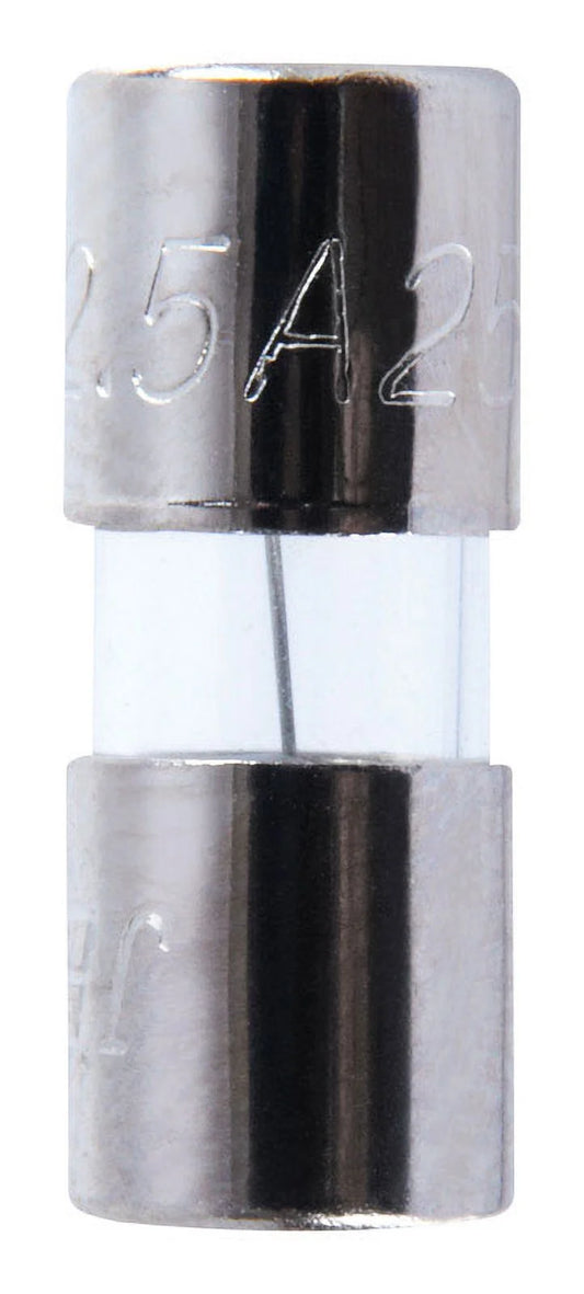 1 Pc, Jandorf Aga 2.5 Amps Fast Acting Fuse 4 Pk