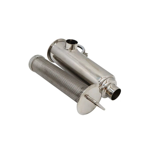 INTBUYING Strainer Filter Welding Sanitary Stainless Steel 304 2 Strainer Filter L-Type 2NPT Water Filter