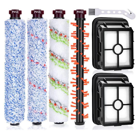 Hepa Filter & Brush Rolls For Bissell CrossWave 1866 1785 2306 1868 2211W 2551 Vacuum Cleaner