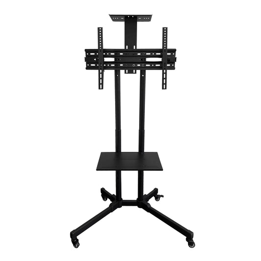 onn. Rolling TV Stand for 32 to 70 TV's, up to 15° Tilting