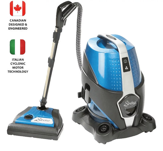Sirena Bagless Vacuum Cleaner  - Water Filtration Vacuum -  Wet Dry Vacuum -  Pet Hair Cleaner Air Purifier and Essential Oil Aroma Diffuser