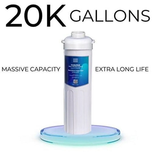 gallon replacement water filterpod cartridge for under sink water system
