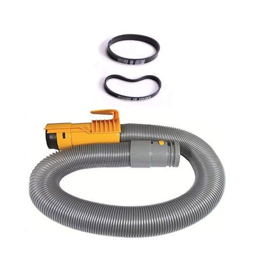 Replacement Part For Dyson DC07, DC-07 Vacuum Cleaner Yellow End Hose Brushroll Clutch with 2 Belts // 10-1100-03 & 10-3106-06