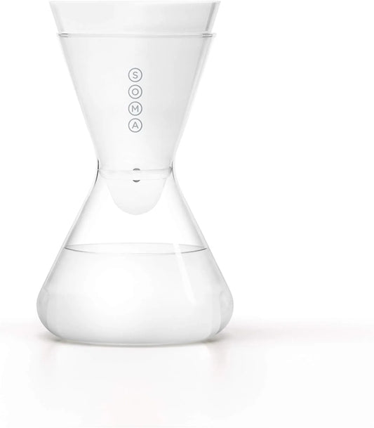 6-Cup Water Filter Glass Carafe