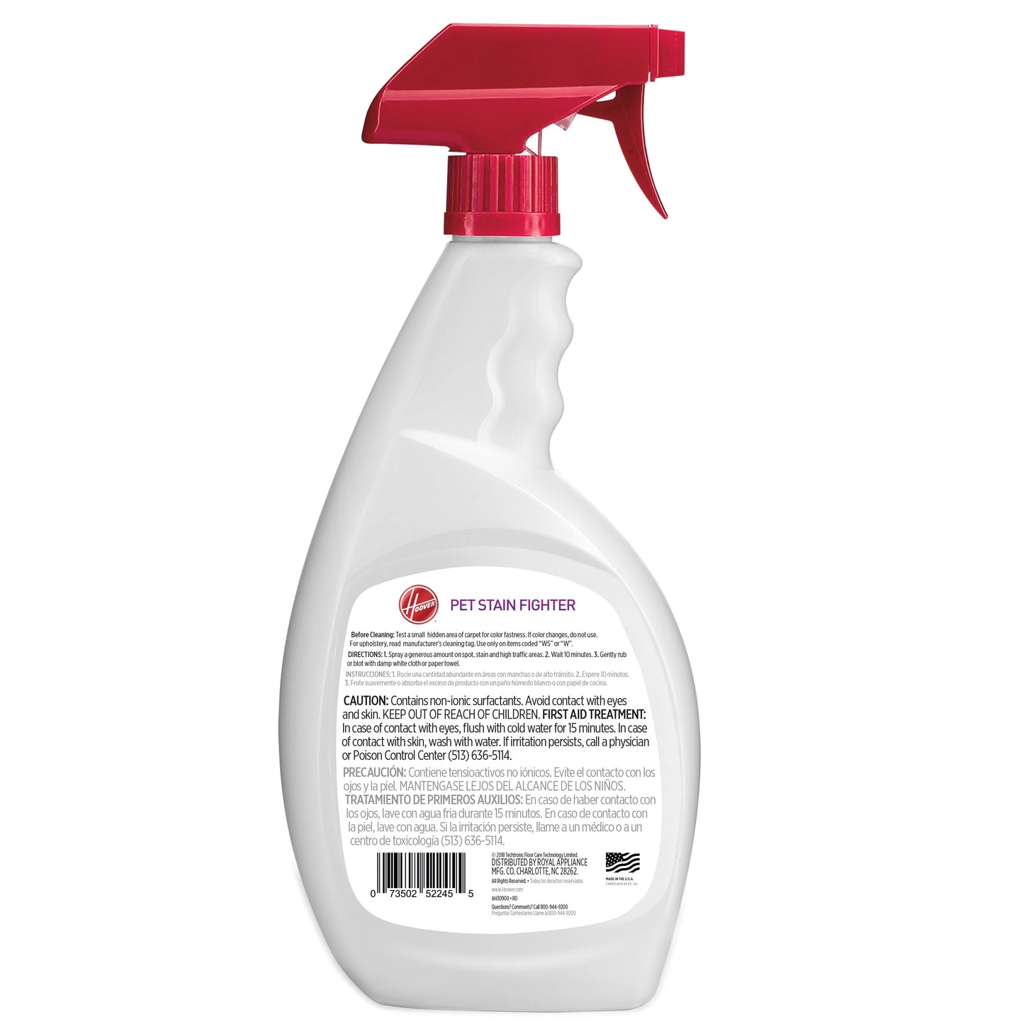 Hoover Pet Spot & Stain Remover Pretreat, 32Oz, AH30900