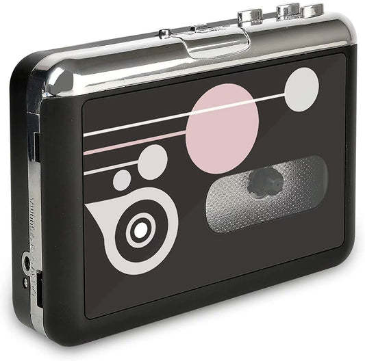 Cassette Player, Portable Converter Recorder Convert Tapes to Digital MP3 Save into USB Flash Drive/No PC Required