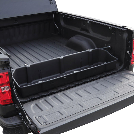 Red Hound Auto Full-Size Truck Bed Storage Cargo Organizer Compatible with Ford Chevrolet GMC Dodge Ram Toyota Nissan Universal for 55 inch Wide or Wider Secures and Protects Groceries Tools and More