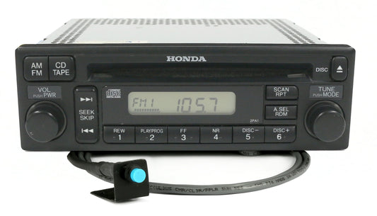 Restored 200102 Honda Accord AM FM CD with Bluetooth on Pigtail 2PA1 39100S84A410M1 (Refurbished)