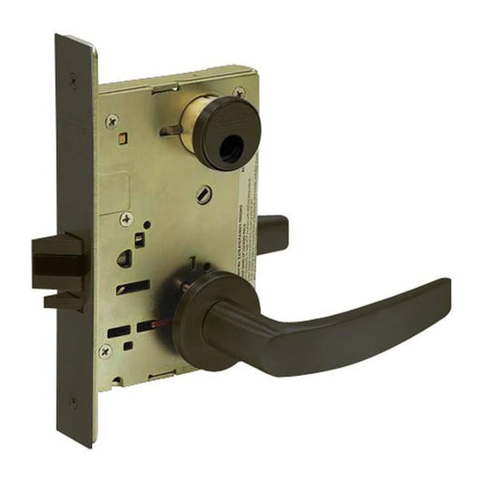 Sargent TR8204LNB10B Storeroom Closet Mortise Trim Only with B Lever & LN Rose, Oil Rubbed Bronze
