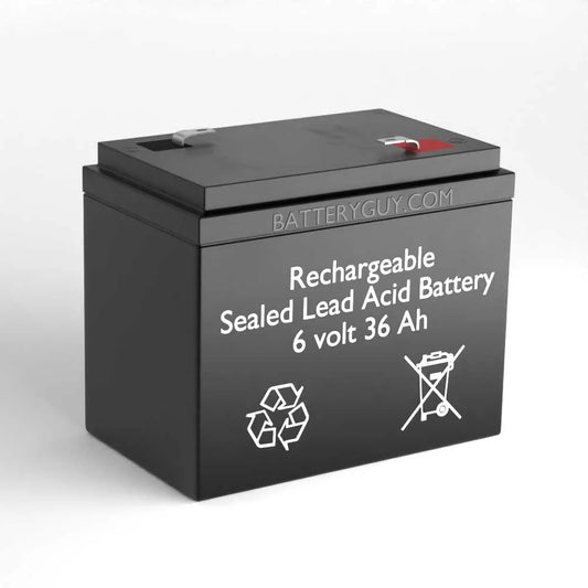 BatteryGuy Leoch LP6-36 replacement 6V 36AH battery - BatteryGuy brand equivalent