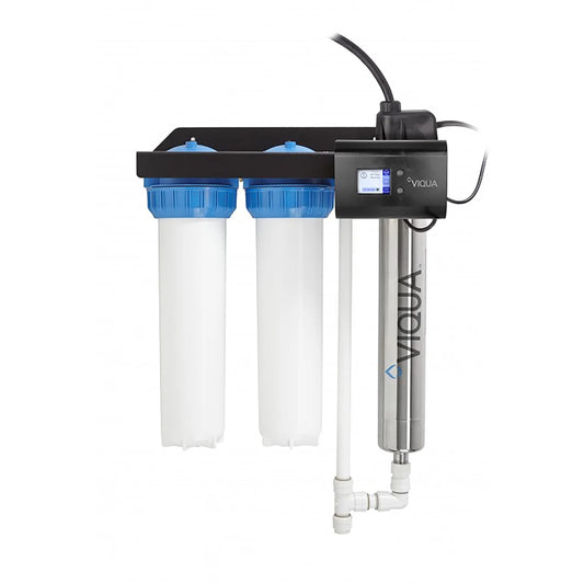 VIQUA IHS22-E4 Professional Home Stainless Steel Ultraviolet Water System 22 GPM 1 NPT