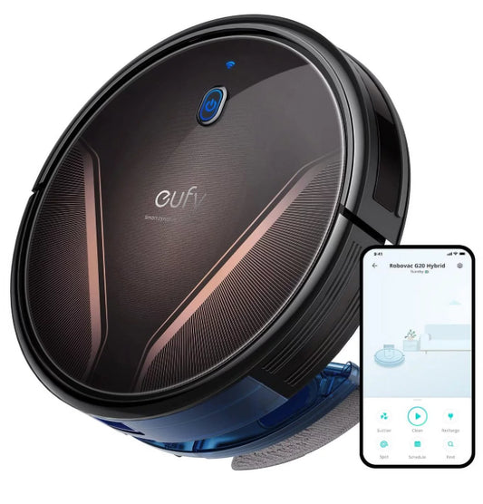 Open Box eufy by Anker RoboVac G20 Hybrid 2-in-1 Vacuum and Mop Black T2258111