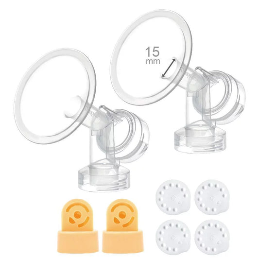 Maymom Brand 15 mm Extra Small Breastshield w/Valve and Membrane for Medela Breast Pumps